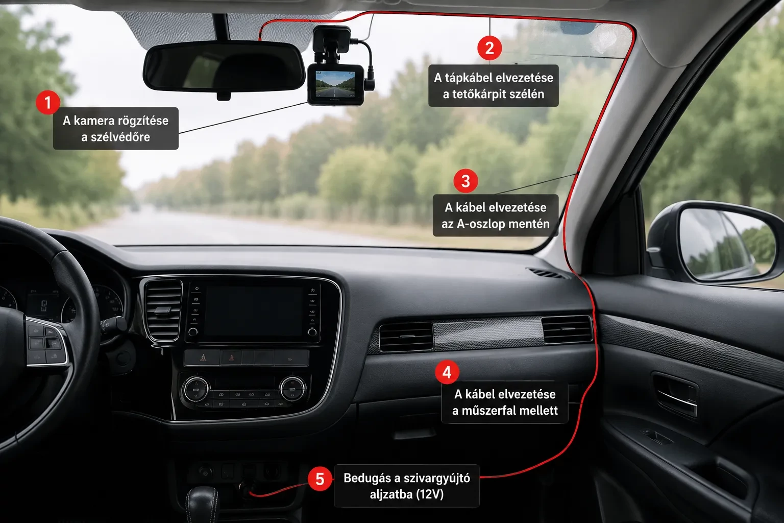 OBD csatlakozós bekötés, egyszerűbb alternatíva