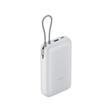 Xiaomi Power Bank 20000mAh (Integrated Cable) - Light Gray