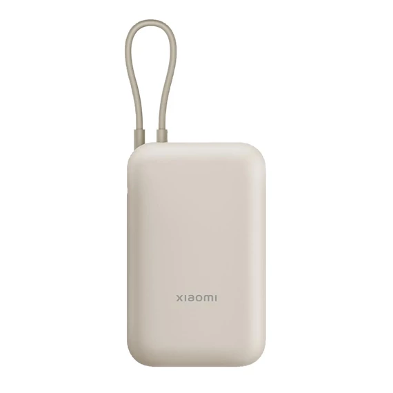 Xiaomi Power Bank 10000mAh (Integrated Cable) - Tan