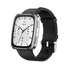 Kép 1/6 - Amazfit Active 2 (Square) Permium NFC okosóra - Black Leather