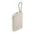 Kép 3/4 - Xiaomi Power Bank 10000mAh (Integrated Cable) - Tan